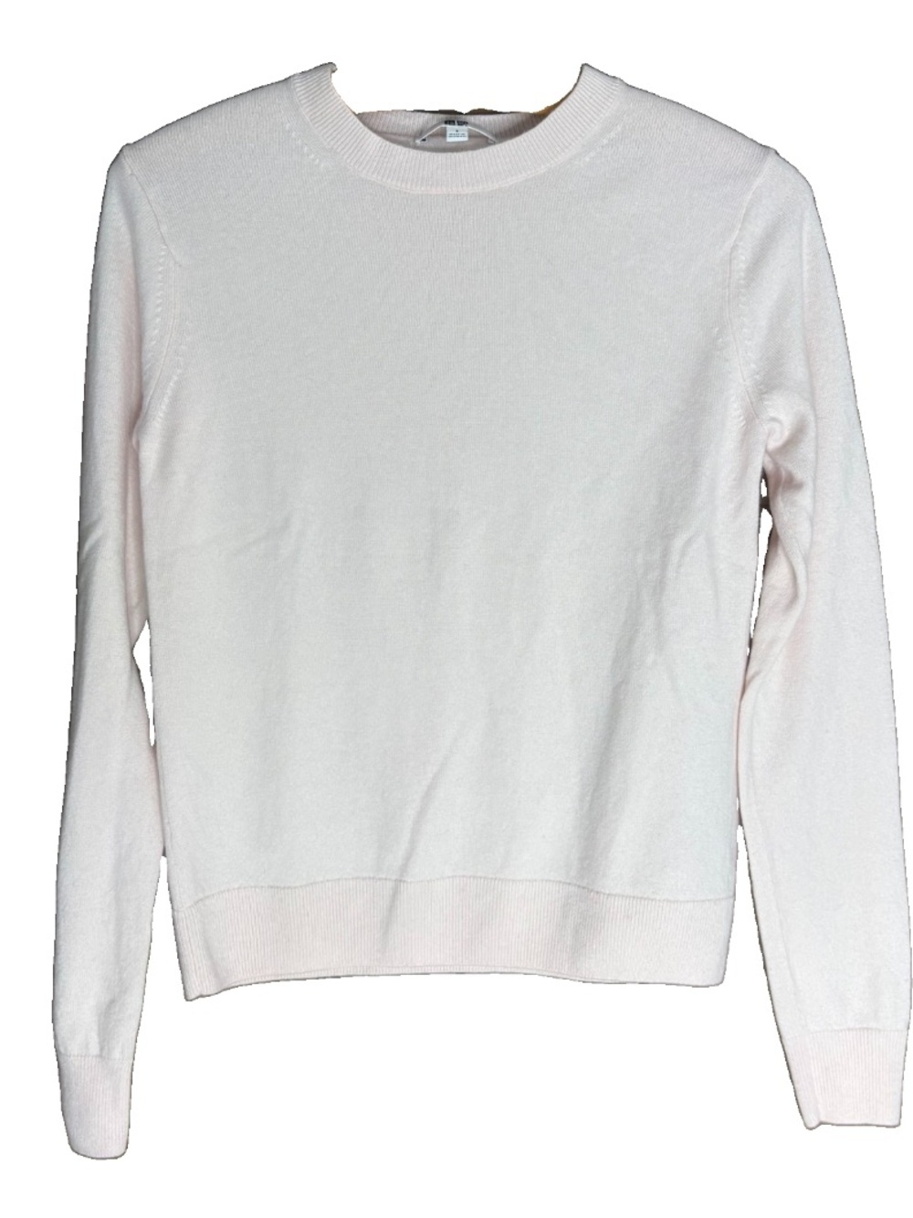 Uniqlo Light Pink Crewneck Cashmere Sweater